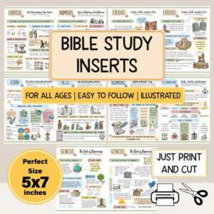 Bible Study Inserts Printable